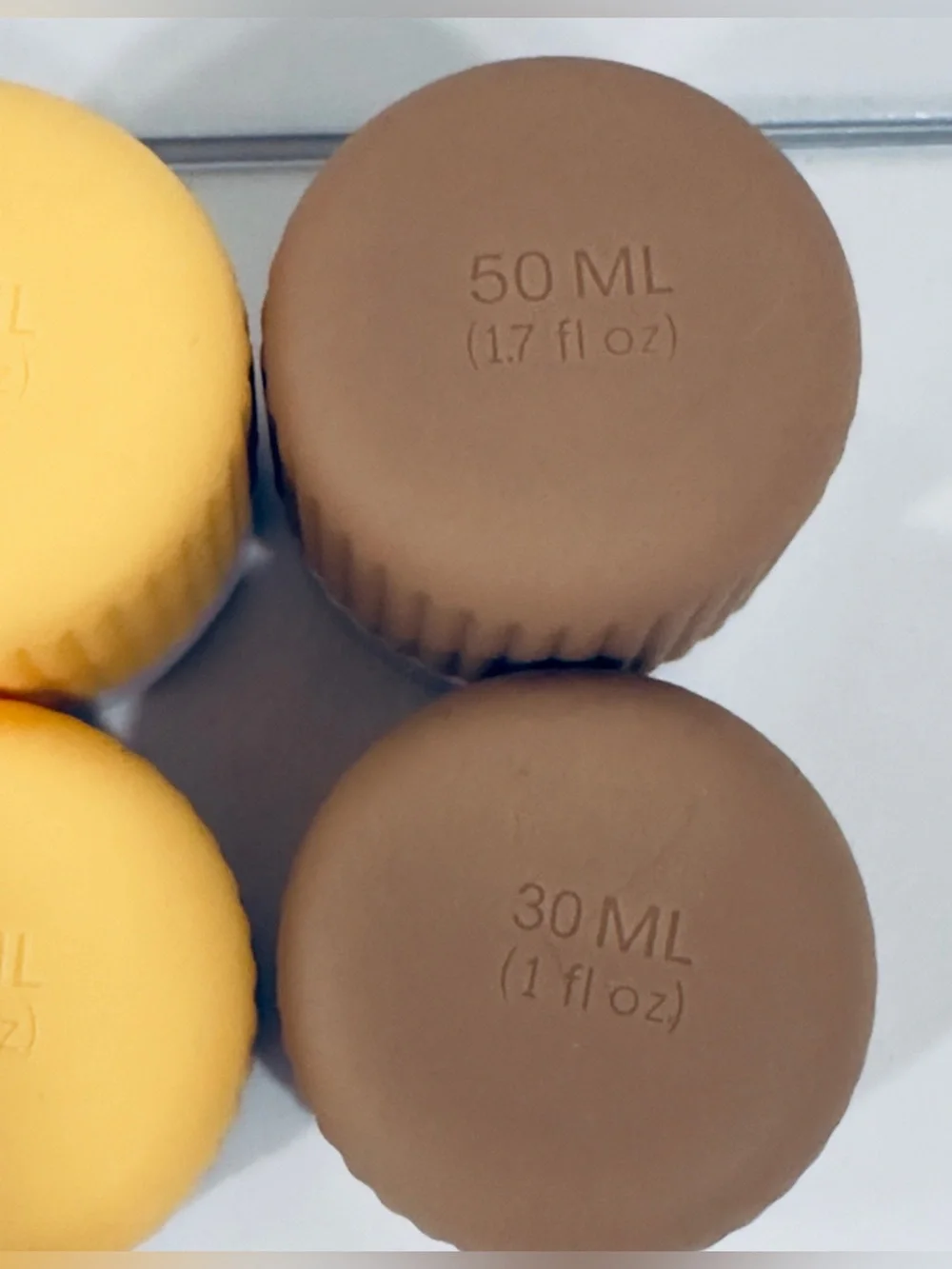 Silicone Travel Jars 1 oz & 3 oz Set of 8